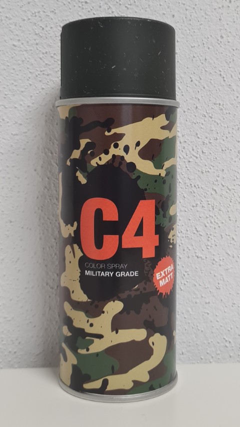 C4 Mil Grade Color Spray OD Green